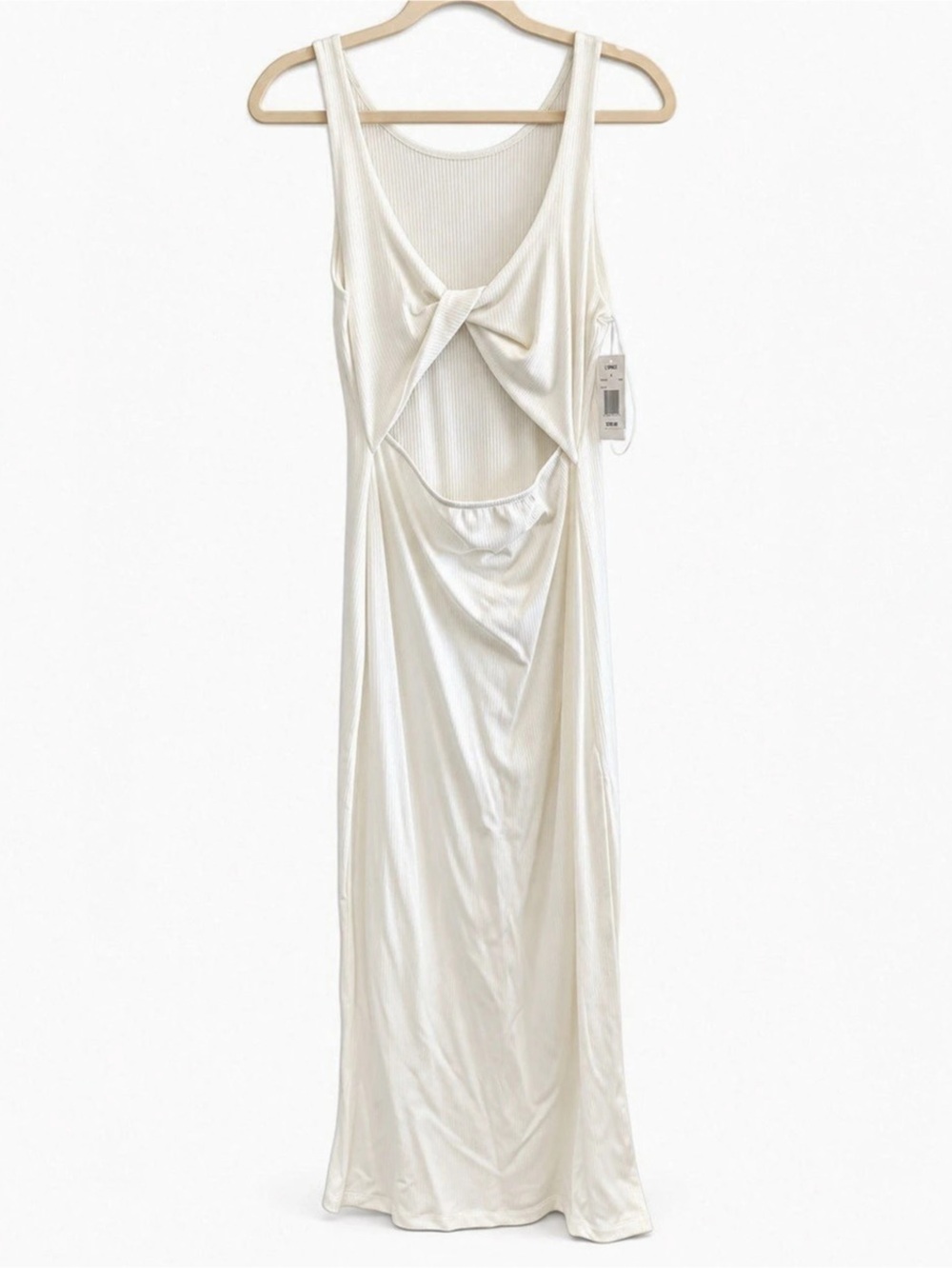 Large'Space Mckenna Maxi Dress in White Size Large NWT reversible